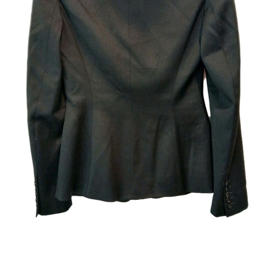 Joseph Black Wool Blazer Women's Size 40 FR (US 8) Tailored Career Jacket - Picture 9 of 16
